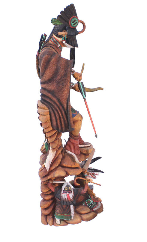 Hopi Warrior Kachina Doll By Artist Timothy Talawepi SX113130