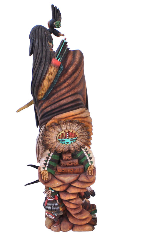 Hopi Warrior Kachina Doll By Artist Timothy Talawepi SX113130