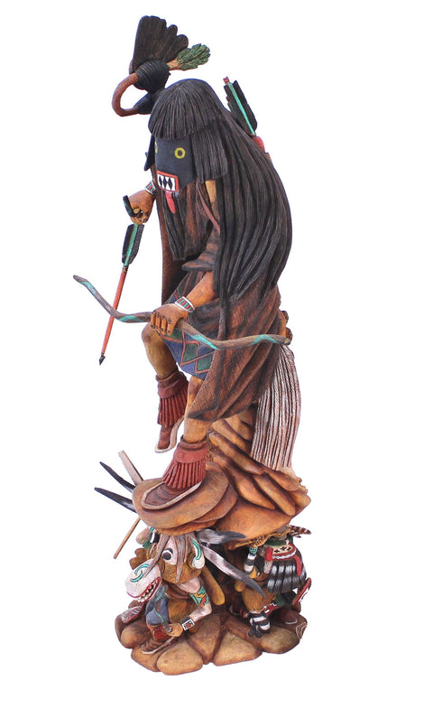 Hopi Warrior Kachina Doll By Artist Timothy Talawepi SX113130