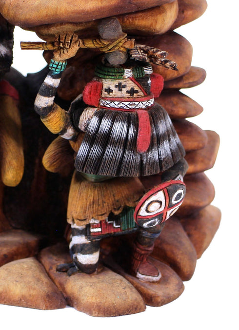 Hopi Warrior Kachina Doll By Artist Timothy Talawepi SX113130