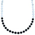 Onyx Howlite Genuine Sterling Silver Navajo Indian Bead Necklace RX113625