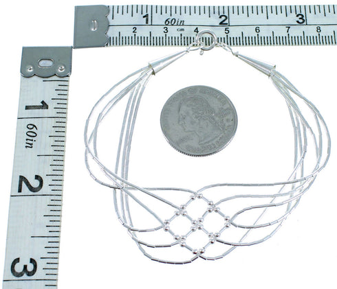 Liquid Sterling Silver Basket Weave Bracelet Jewelry LS179PL