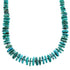 Navajo Sterling Silver Turquoise Bead Necklace RX114009