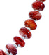 Howlite And Red Oyster Shell Sterling Silver American Indian Bead Necklace RX113956