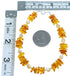 Amber And Pineapple Jasper Sterling Silver Bead Bracelet SX114007