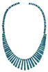Authentic Sterling Silver Azurite Southwest Bead Necklace RX114168