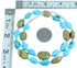 Southwestern Turquoise Sterling Silver Bead Necklace LX114242