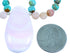 Multicolor Sterling Silver 2-Strand Bib Bead Necklace RX114233