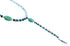 Multicolor Genuine Sterling Silver Feather Lariat Bead Necklace RX114284