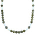 Labradorite Opalite Genuine Sterling Silver Southwest Bead Necklace RX114375