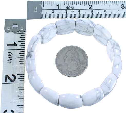 Howlite Southwest Jewelry Stretch Bead Bracelet RX114315