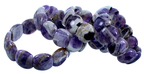 Amethyst Stretch Bead Bracelet RX114317