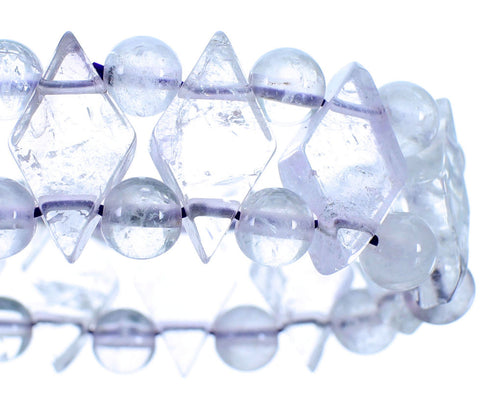 Southwestern Quartz Stretch Bead Bracelet RX114321