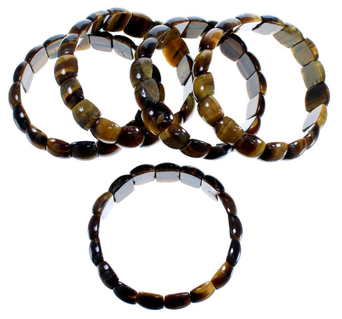 Southwest Bead Tiger Eye Stretch Bracelet SX114417