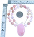 Pink Opal Agate Southwestern Sterling Silver Bead Necklace LX114432