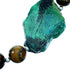 Chrysocolla Tiger Eye Sterling Silver Southwest Bead Necklace RX114452