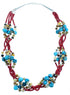 Multicolor 5-Strand Southwest Bead Necklace Jewelry RX114458