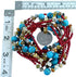 Multicolor 5-Strand Southwest Bead Necklace Jewelry RX114458