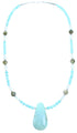Genuine Sterling Silver Southwest Multicolor Bead Necklace Set SX114490