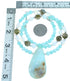 Genuine Sterling Silver Southwest Multicolor Bead Necklace Set SX114490
