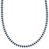 Hematite Genuine Sterling Silver Southwest Bead Necklace SX114600