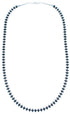 Hematite Genuine Sterling Silver Southwest Bead Necklace SX114600
