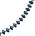 Hematite Genuine Sterling Silver Southwest Bead Necklace SX114600