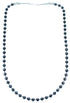 Sterling Silver And Hematite Bead Necklace SX114654