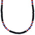 Authentic Sterling Silver Multicolor Southwest Bead Necklace RX114669