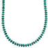 Malachite And Sterling Silver Southwest Bead Necklace RX114716