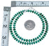 Malachite And Sterling Silver Southwest Bead Necklace RX114716