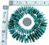 Turquoise Southwest Authentic Sterling Silver Bead Necklace RX114776