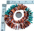 Sterling Silver Turquoise Oyster Shell Bead Necklace RX114778
