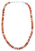 Sterling Silver And Oyster Shell Bead Necklace RX114820