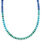 Authentic Sterling Silver Multicolor Bead Necklace RX114815