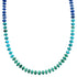 Authentic Sterling Silver Multicolor Bead Necklace RX114815