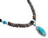 Multicolor And Sterling Silver Southwest Bead Necklace And Pendant Set SX114932