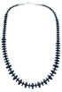 Sterling Silver Southwestern Hematite Bead Necklace SX114935
