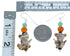 Sterling Silver And Multicolor Squirrel Bead Hook Dangle Earrings SX114962