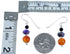 Sterling Silver Multicolor Bead Hook Dangle Earrings SX114965