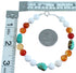 Multicolor Authentic Sterling Silver Bead Bracelet SX114975
