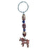 Multicolor Horse Sterling Silver Key Chain RX115133