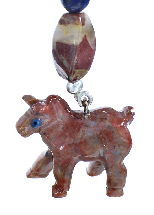 Multicolor Horse Sterling Silver Key Chain RX115133