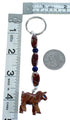 Multicolor Horse Sterling Silver Key Chain RX115133