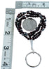 Garnet Hematite Southwest Sterling Silver Key Chain RX115127