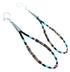 Sterling Silver Multicolor Bead Hook Dangle Earrings SX115171