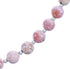 Authentic Sterling Silver Rhodochrosite Southwestern Bead Necklace RX115234