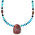 Multicolor Genuine Sterling Silver Bead Necklace RX115212
