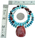 Multicolor Genuine Sterling Silver Bead Necklace RX115212