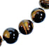 Sterling Silver Tiger Eye Bead Necklace SX115250